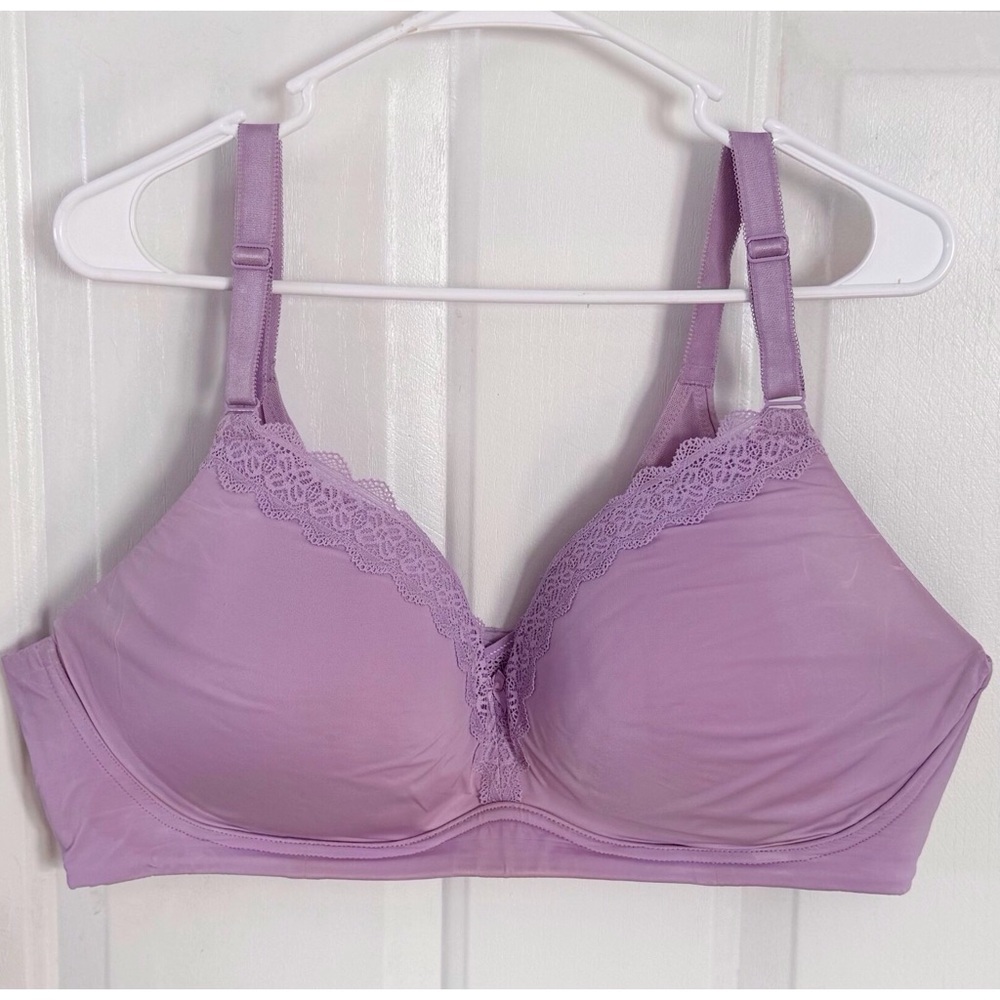 Torrid Lilac 360 Back Smoothing Wire Free Push Up Plunge Bra